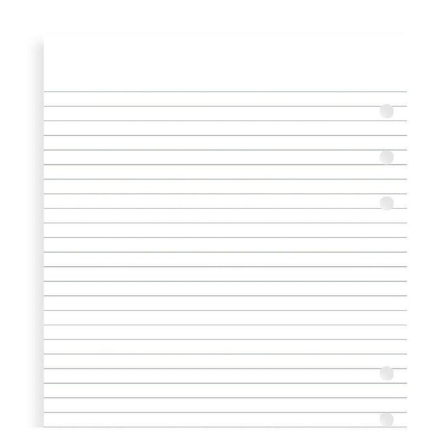 A4 size White Ruled Lined Notepad Notepaper Organiser Refill 292213 - LBM Art & Stationery Store