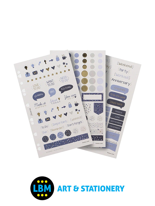 Indigo Assorted Stickers Personal A5 Multifit Refill 132761