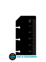 Filofax Mini size Black Ruler Today Page Marker Organiser Refill 513609 - LBM Art & Stationery Store