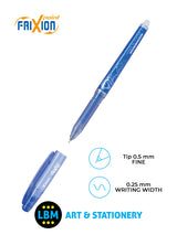 FriXion Point Erasable Rollerball Pen 0.5mm Tip - Choose Colour - BL-FRP5