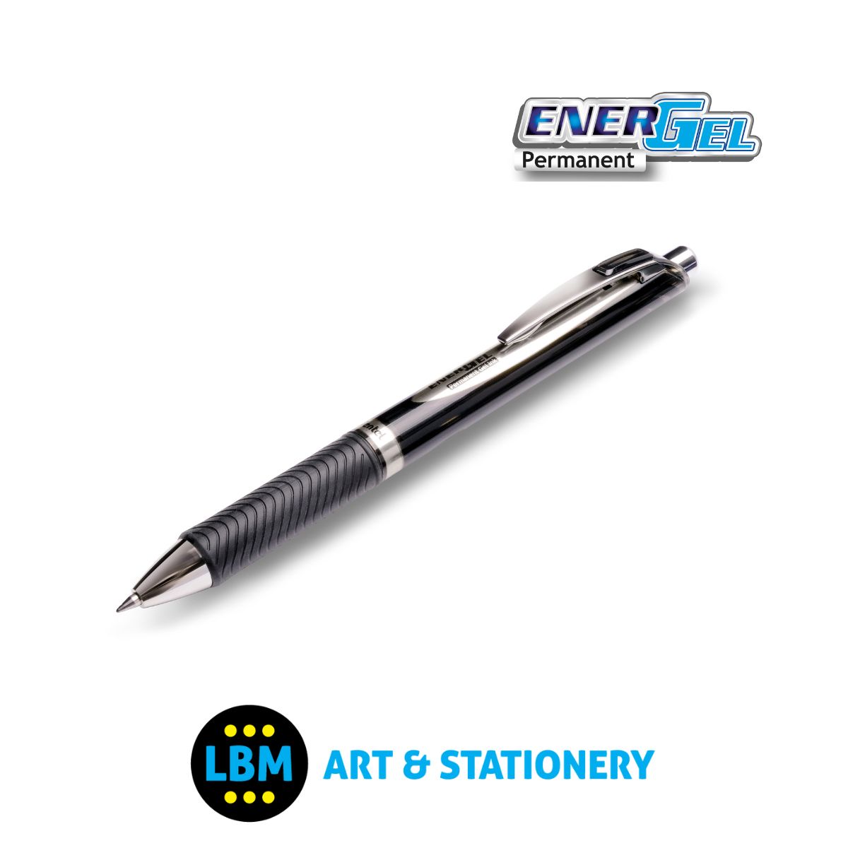 Energel Permanent Retractable Pen 0.7mm - BLP77 - Choose Ink Colour