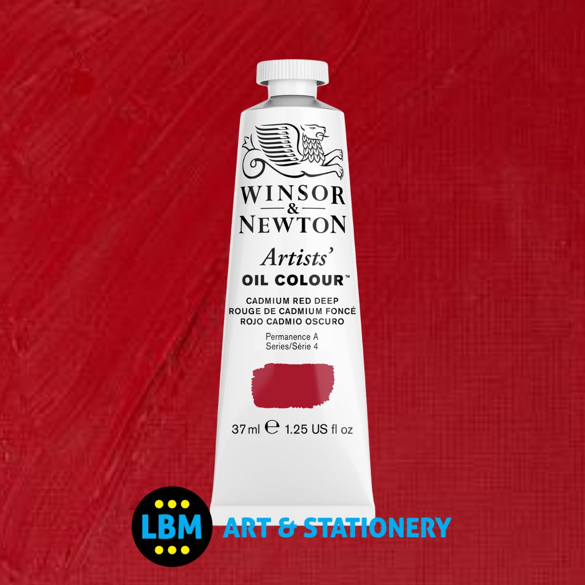 Artists' Oil Colour - Cadmium Red Deep