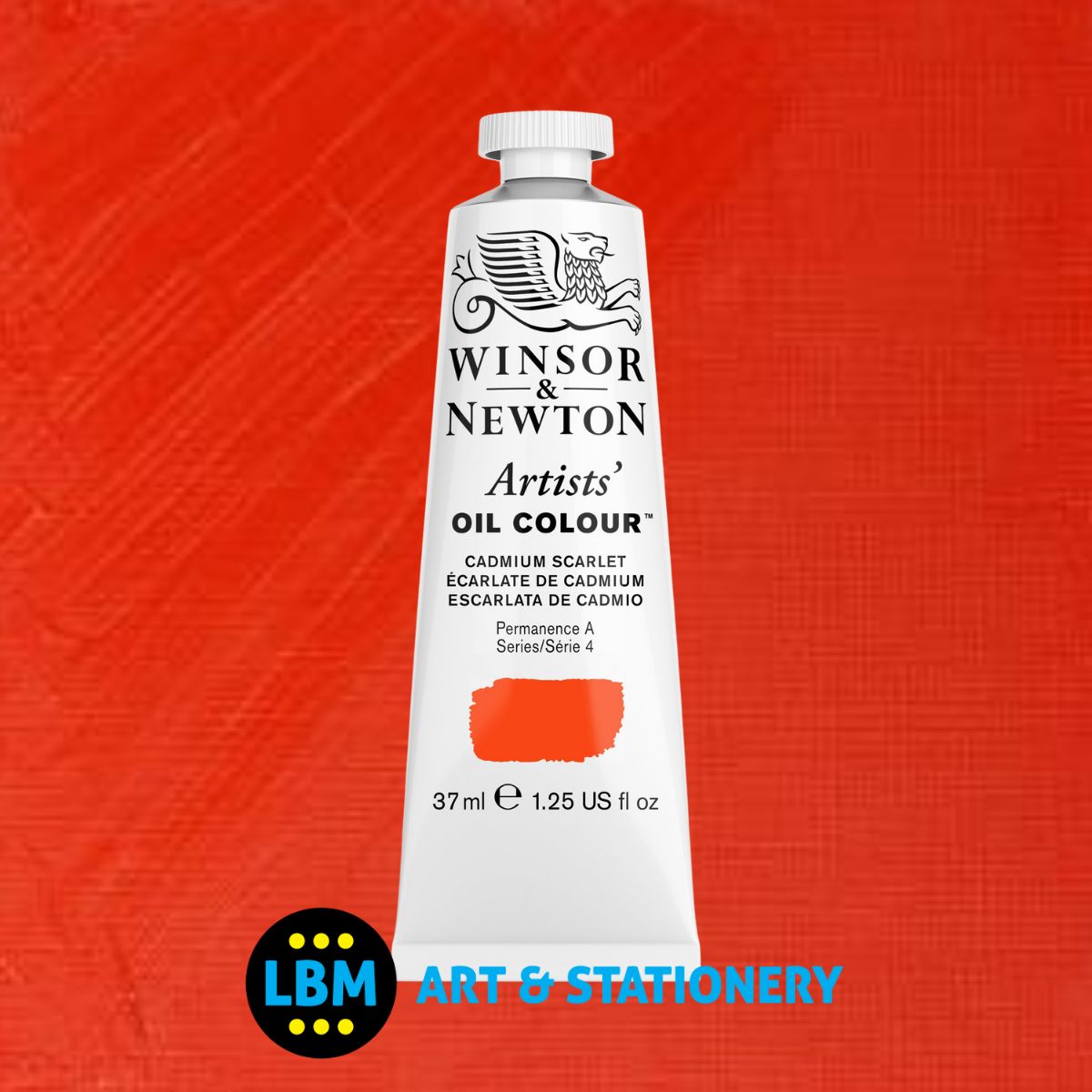 Artists' Oil Colour - Cadmium Scarlet