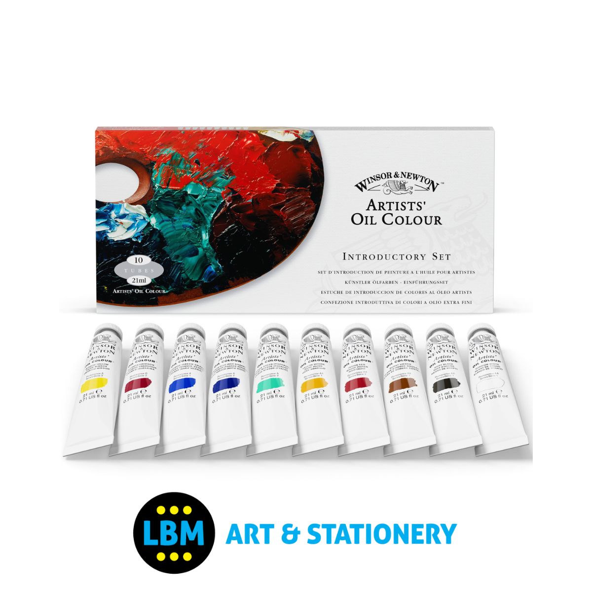 Artists' Oil Colour Intro Set 10x21ml Tubes