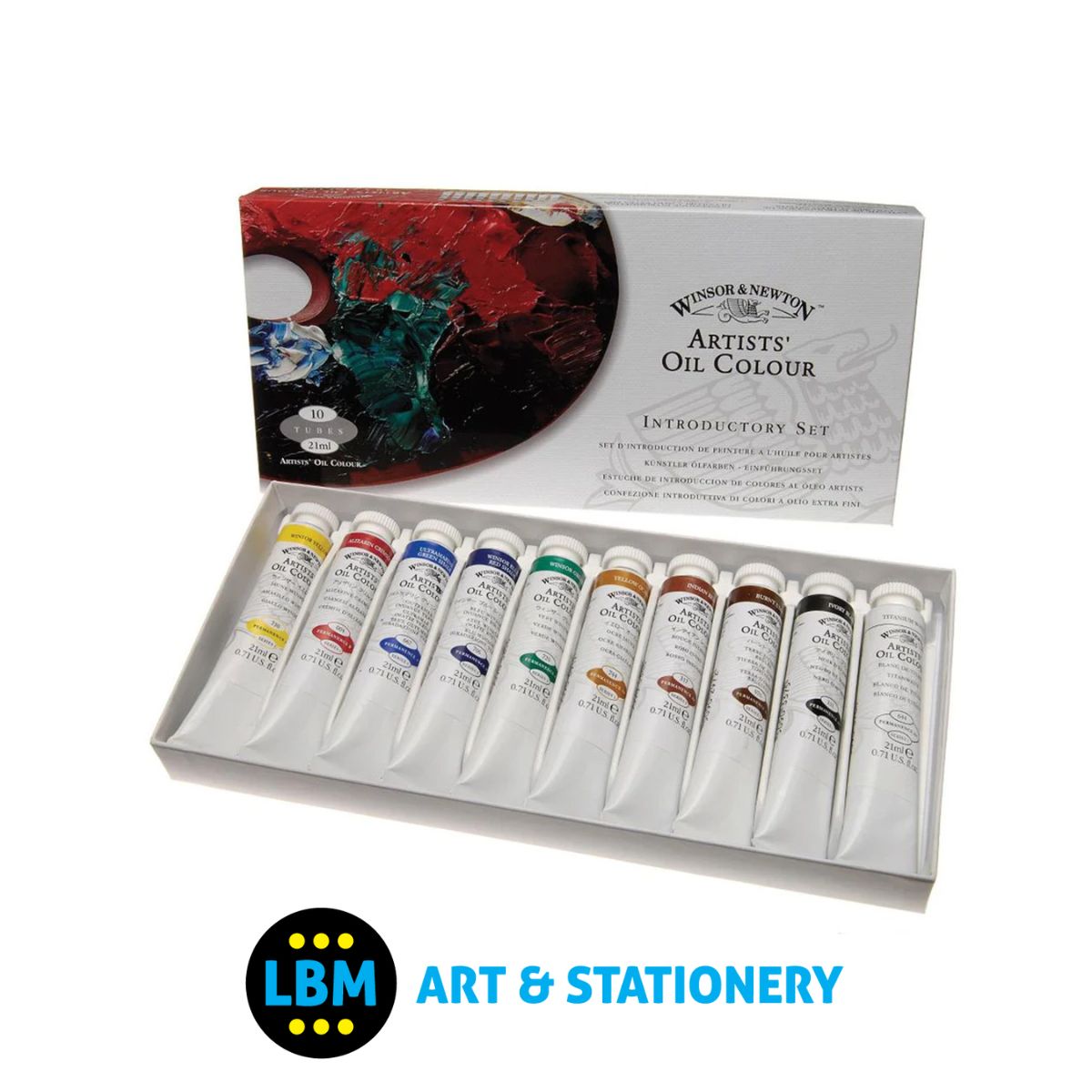 Artists' Oil Colour Intro Set 10x21ml Tubes