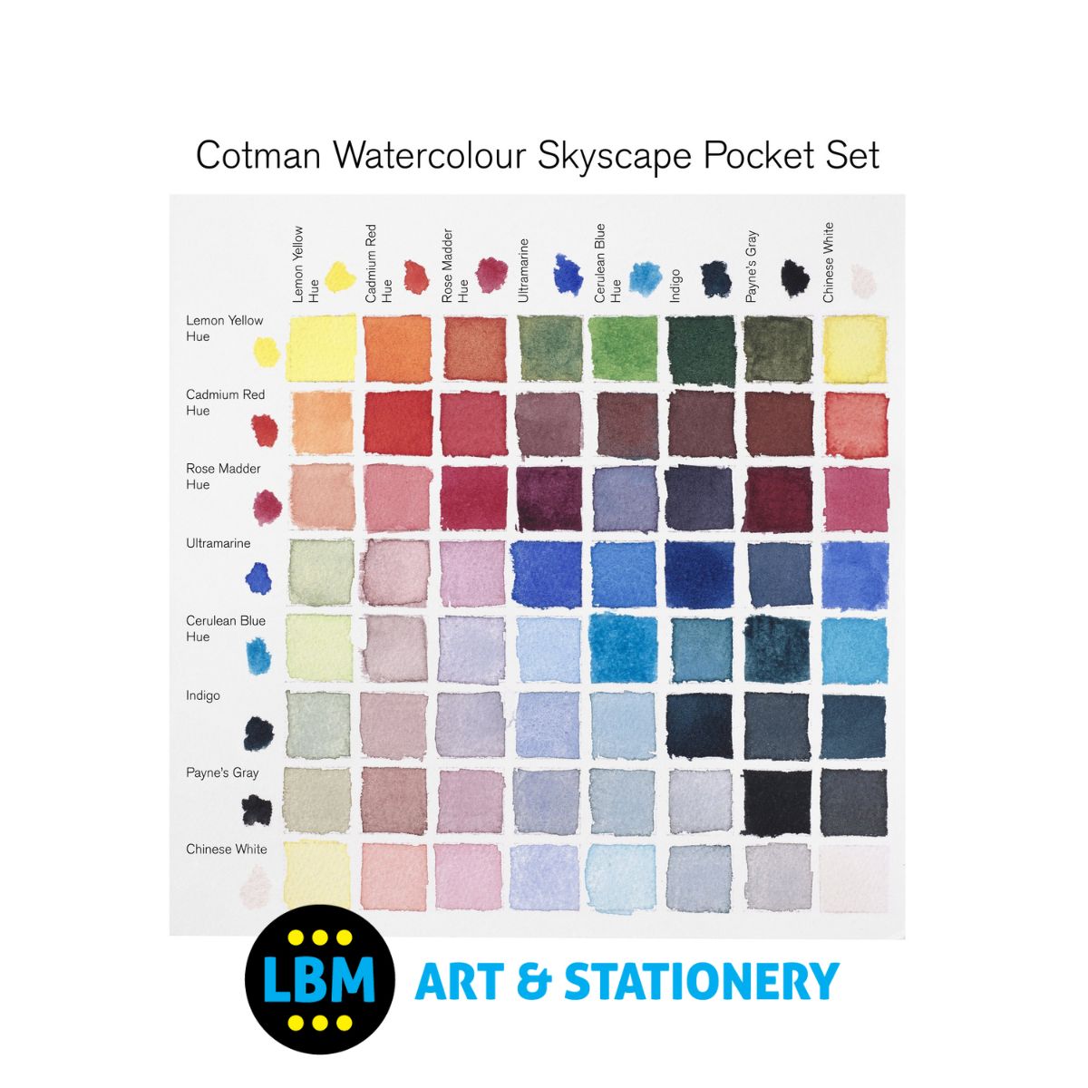 Cotman Watercolour 8 Half-Pan Skyscape Pocket Set