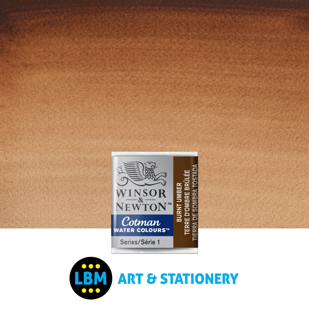 Cotman Watercolour - Burnt Umber