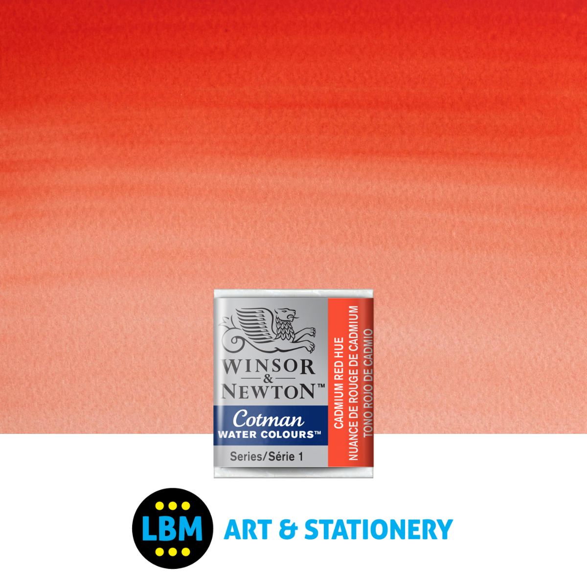 Cotman Watercolour - Cadmium Red Hue