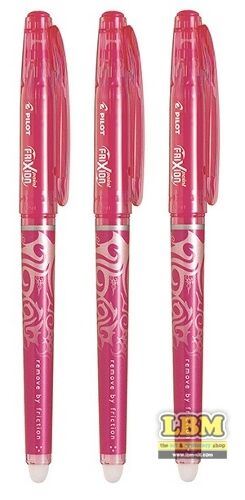 Pilot - 3 x Pilot FriXion POINT 05 Erasable Rollerball PENS PINK Ink (BL FRP5 P) - LBM Art & Stationery Store