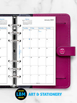 2024 Personal Diary Refill Month On Two Pages Organiser Insert 24-68410