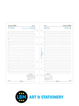 2024 Personal Diary Refill One Day On A Page Appointments Insert 24-68441