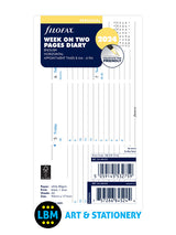 2024 Personal Diary Refill Week On Two Pages Horizontal Layout 24-68420