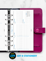 2024 Personal Diary Refill Week On Two Pages Horizontal Layout 24-68420