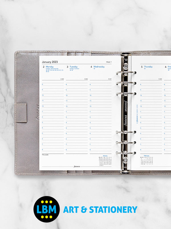 2023 A5 Diary Refill Week On Two Pages Appointment 23-68521