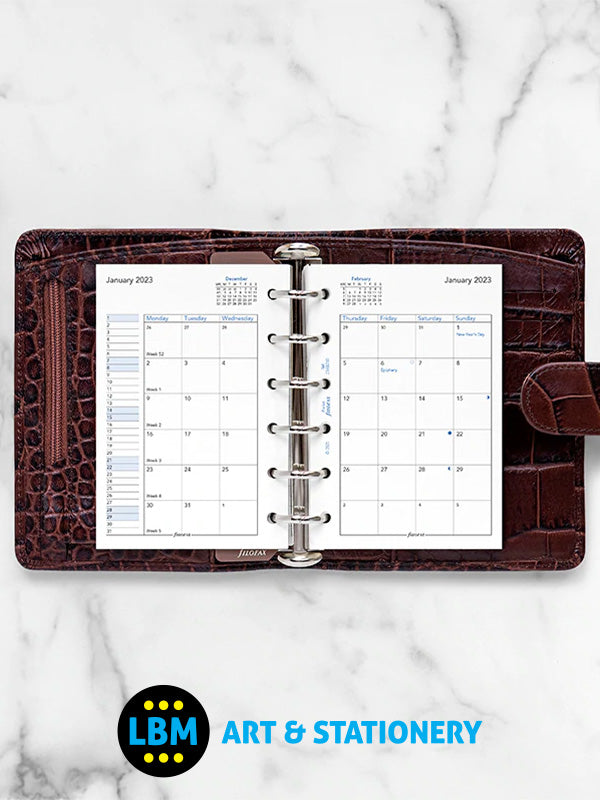 2023 Pocket Diary Refill Month On Two Pages Organiser 23-68210
