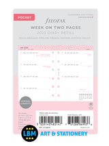 2023 Pocket Diary Refill Week On Two Pages Confetti Design 23-68291
