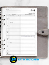 2023 Professional A5 Diary Refill Week On Two Pages Dated Pack 23-TM7051