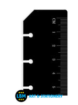A5 size Black Ruler Today Page Marker Organiser Refill 343609 - LBM Art & Stationery Store