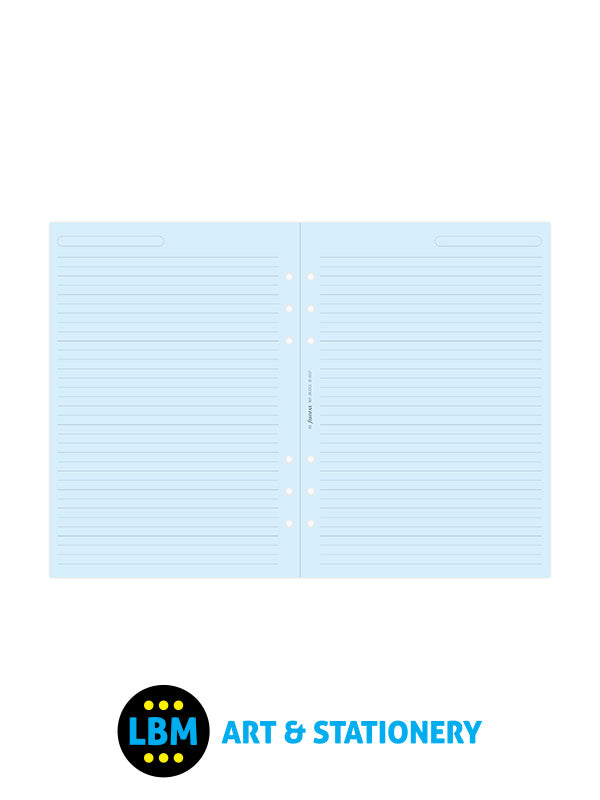 A5 size Blue Ruled Lined Notepaper Refill Insert 343001 - LBM Art & Stationery Store
