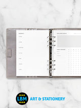 A5 size Wellness Tracker Notepaper Organiser Refill 132687