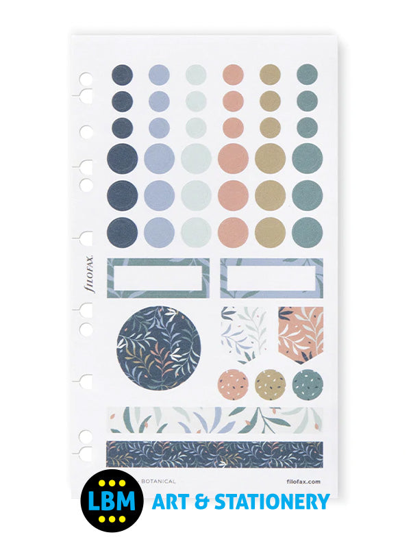 Botanical Assorted Stickers Personal A5 Multifit Refill 132815