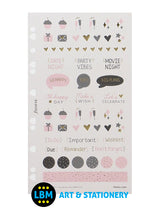 Confetti Assorted Stickers Personal A5 Multifit Refill 132701