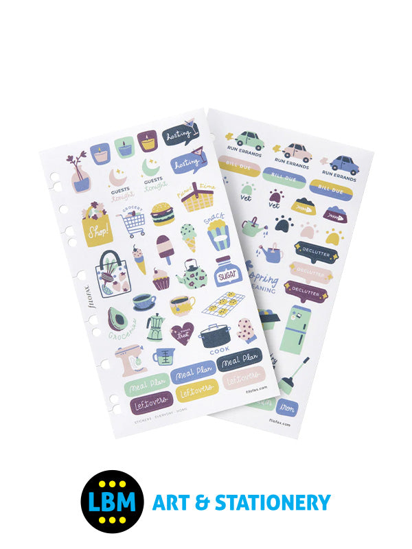 Everyday Home Assorted Stickers Personal A5 Multifit  Refill 132837