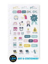 Everyday Study & Work Assorted Stickers Personal A5 Multifit 132836