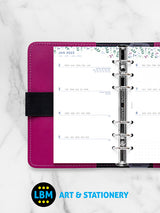 2023 Personal Diary Refill Week On Two Pages Garden Design 23-68492