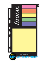 Filofax LARGE Assorted Sticky Notes Personal A5 Deskfax & A4 Multifit 130136 - LBM Art & Stationery Store