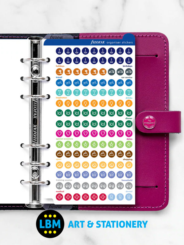 Large Diary Personal Organiser Stickers Refill Personal A5 130137