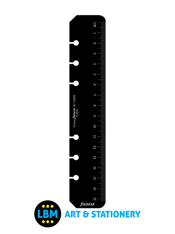 Personal size Black Ruler Today Page Marker Organiser Refill 133609
