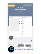 Personal size Meal Planner Notepaper Organiser Refill 132684