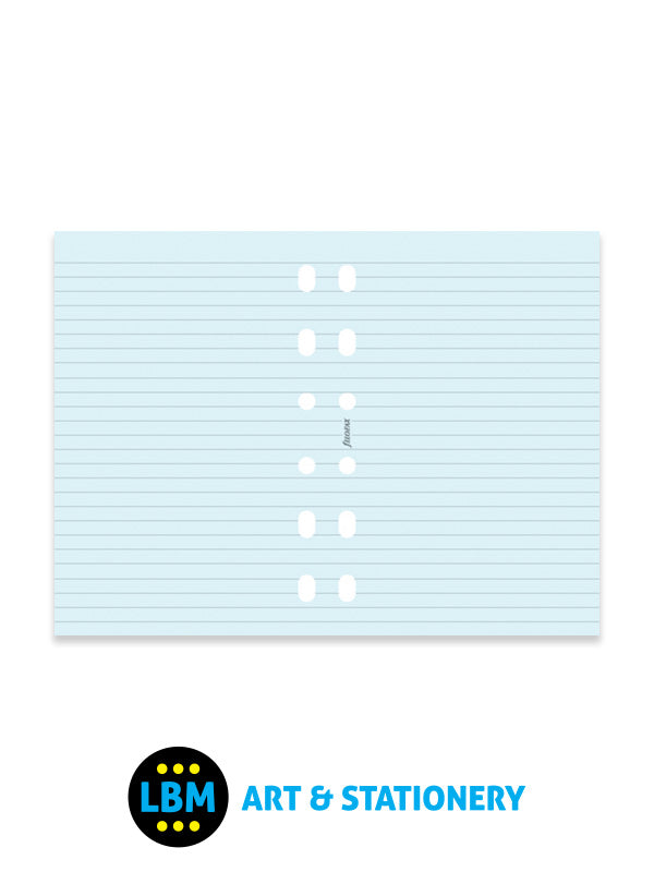 Filofax Pocket size Blue Ruled Lined Notepaper Sheets Organiser Refill 213001 - LBM Art & Stationery Store