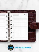 Filofax Pocket size Finances Notepaper Organiser Refill 210618 - LBM Art & Stationery Store
