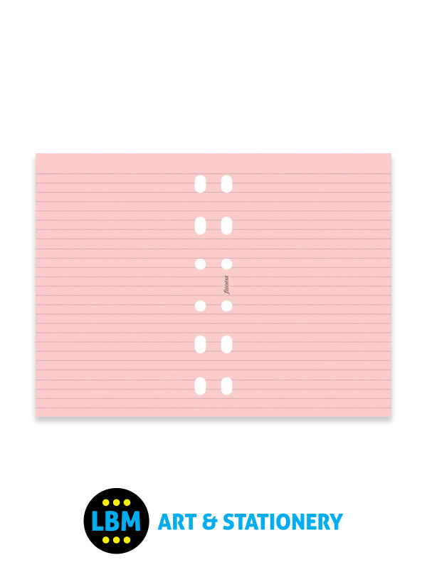 Pocket size Pink Ruled Lined Notepaper Organiser Refill 213007