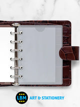 Filofax Pocket size Transparent Top Opening Envelope Organiser Refill 213612 - LBM Art & Stationery Store