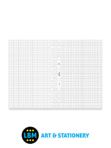 Pocket size White Quadrille Squared Notepaper Organiser Refill 212903