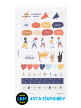 Together Assorted Stickers Personal A5 Multifit Refill 132805