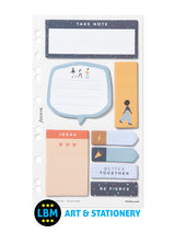 Together Assorted Sticky Note Set Personal A5 Multifit Refill 132806