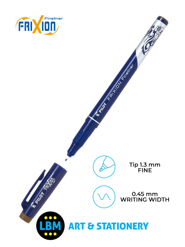 FriXion Erasable Fineliner Pen 1.3mm Tip - Choose Colour - SW-FF