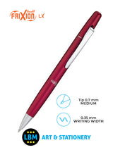 FriXion Ball LX Erasable Rollerball Pen 0.7mm Tip - Choose Barrel Colour - BLLF-BK7