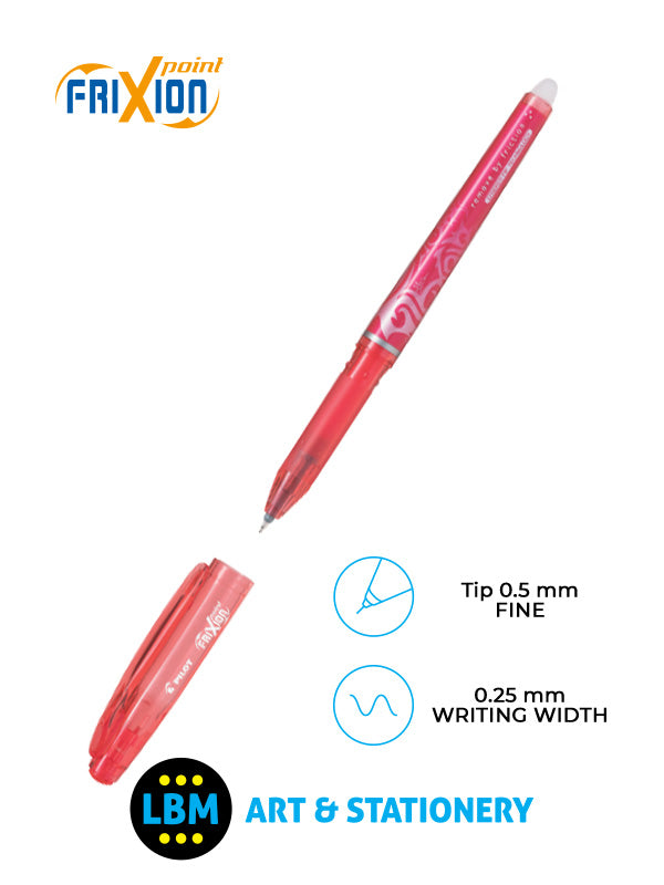 FriXion Point Erasable Rollerball Pen 0.5mm Tip - Choose Colour - BL-FRP5