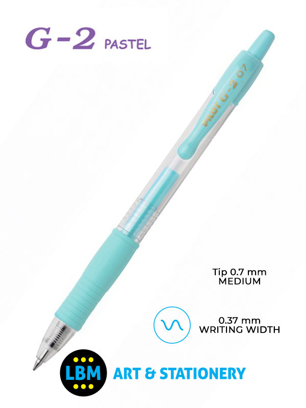 G-207 Pastel Retractable Rollerball Pen - Choose Colour - BL-G2-7