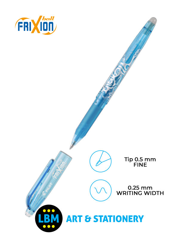 FriXion Ball Erasable Rollerball Pen 0.5mm Tip - Choose Colour - BL-FR5