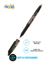 FriXion Ball Erasable Rollerball Pen 1.0mm Tip - Choose Colour - BL-FR10