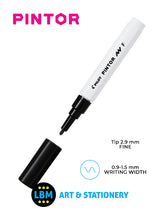 Pintor Fine Bullet Tip Marker Pen 2.9mm Tip - Choose Colour - SW-PT-F