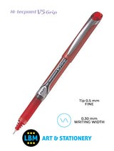 V5 Grip Hi-Tecpoint Rollerball Pen - Choose Colour - BXGPN-V5