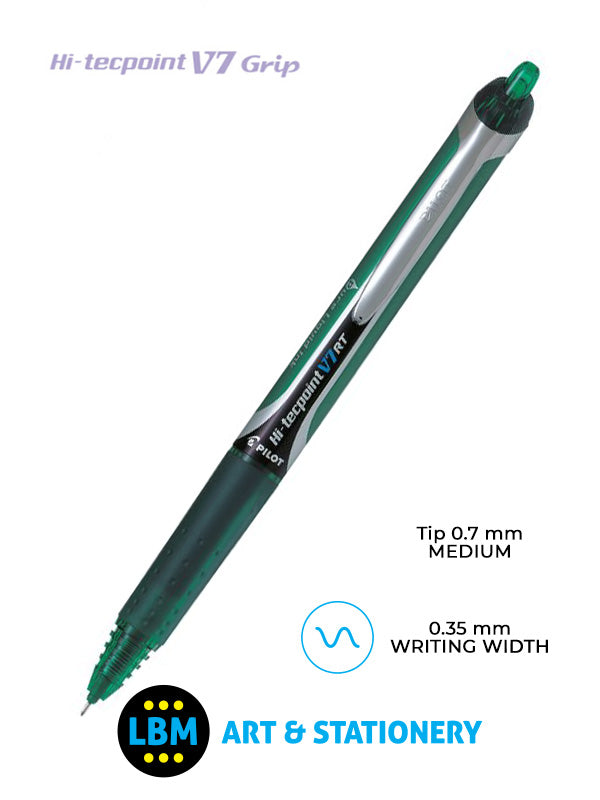 Pilot Precise V5 RT Light Green Extra Fine, Retractable Rollerball Pen
