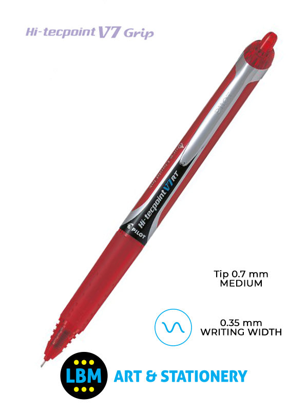 V7 Retractable Hi-Tecpoint Rollerball Pen - Choose Colour - BXRT-V7